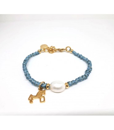 Pulsera Enya Perla y Caballo de Soria